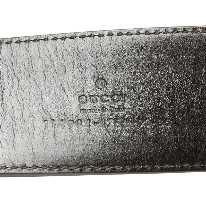 グッチ インターロッキングG シェリーライン ベルト サイズ：90/36