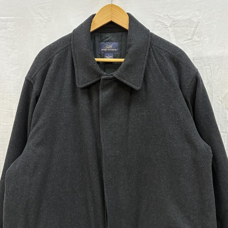 ブルックス ブラザーズ 346 カシミヤ混 ウール ステンカラー コート
