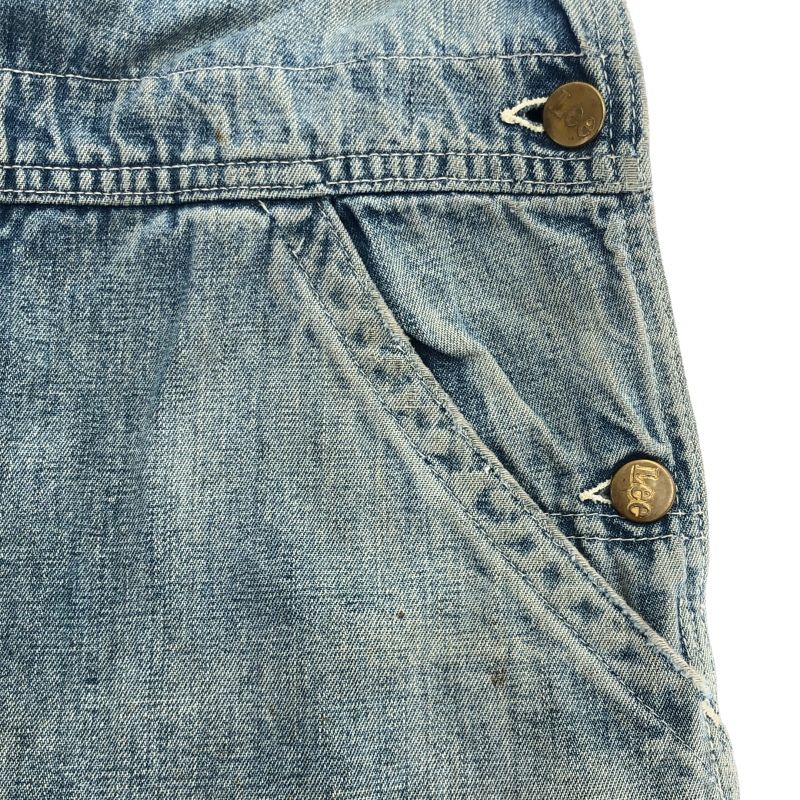 中古】60s～70s Lee オーバーオール JELT DENIM △状態 リー