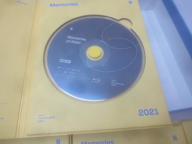 韓流 防弾少年団 BTS MEMORIES OF 2021 Blu-ray トレカ ジョングク