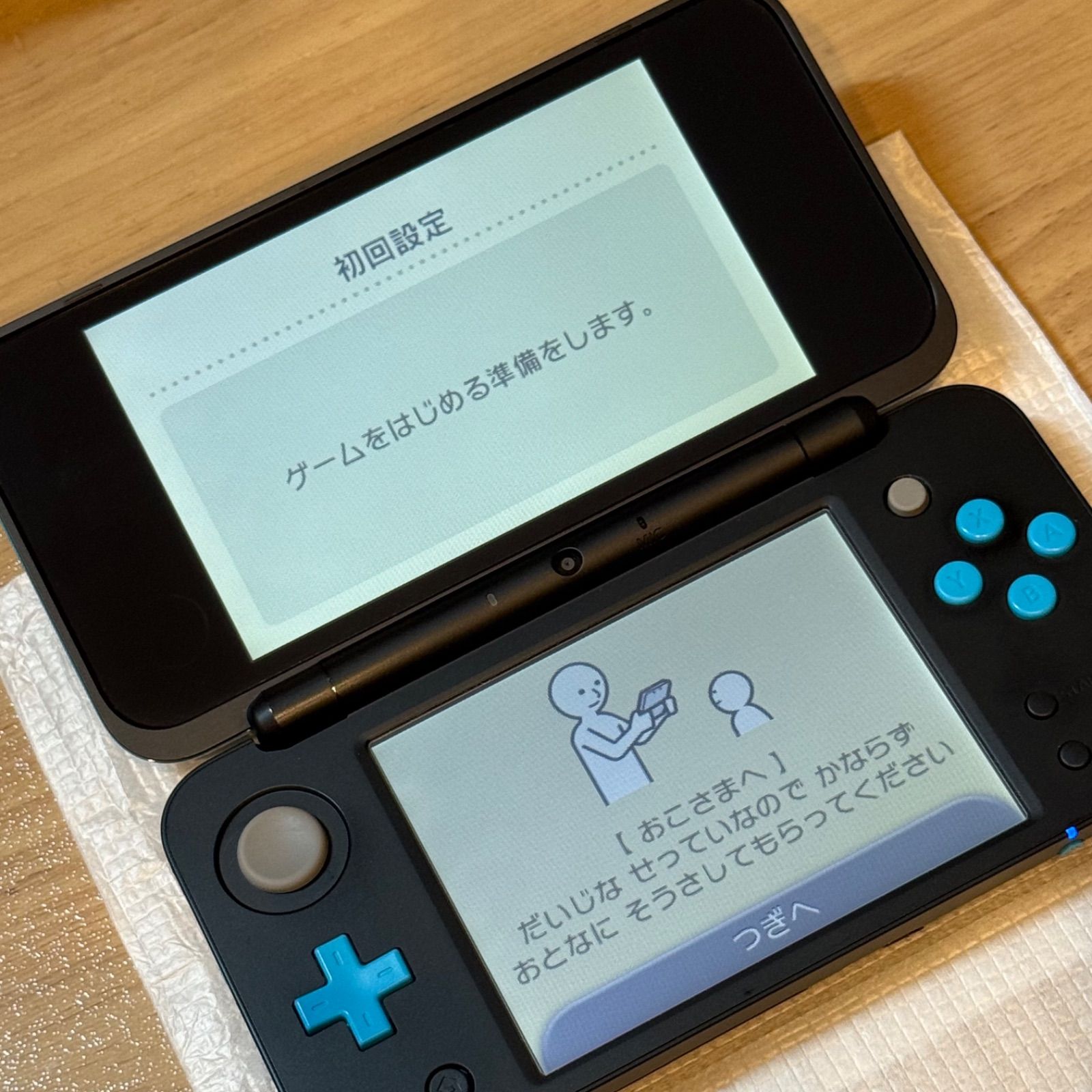 2-012 Newニンテンドー2DS LL ブラック×ターコイズ 箱付き 2026年最新 