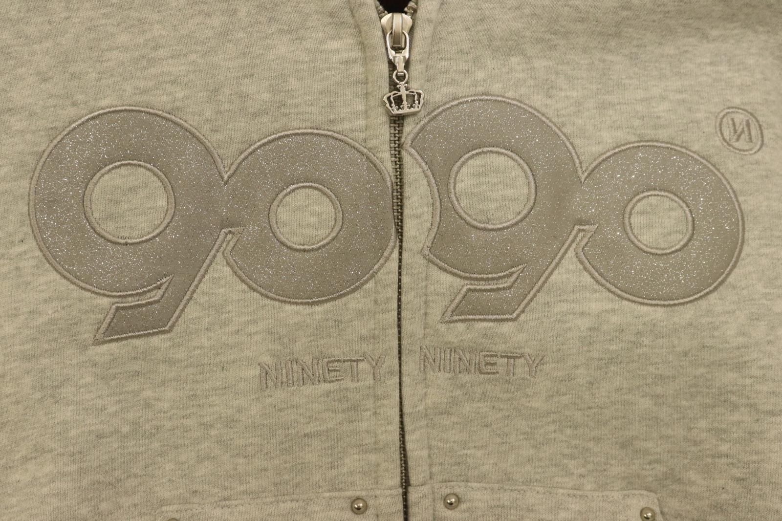 中古】 9090 レディースジップパーカー S OG Logo Zip Hoodie 9090 S