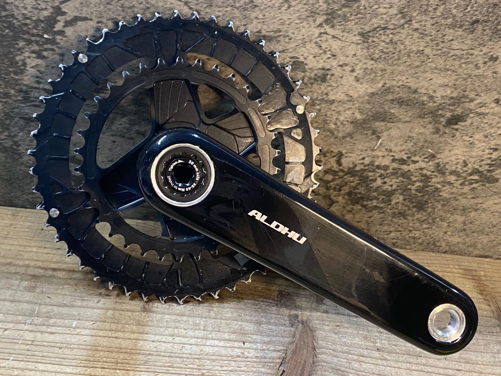 JU881 ローター ROTOR ALDHU CARBON クランクセット 50/34T 170mm