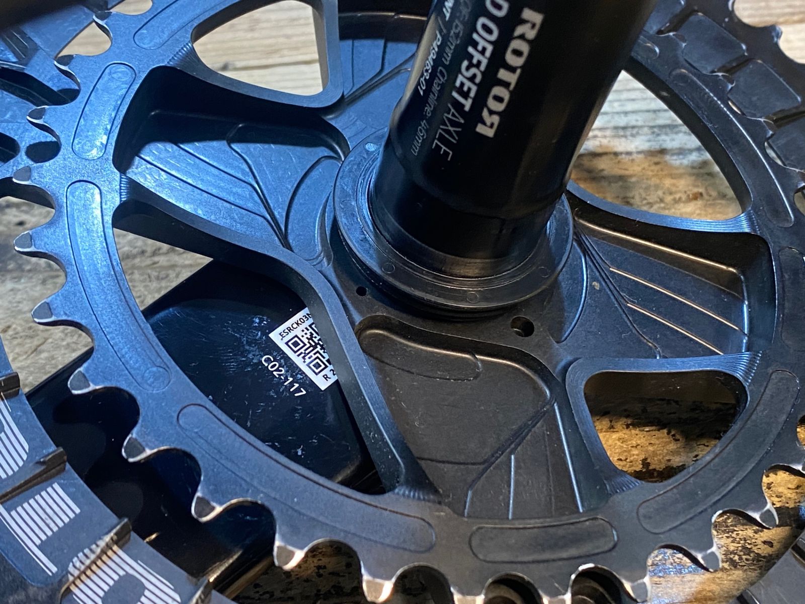 JU881 ローター ROTOR ALDHU CARBON クランクセット 50/34T 170mm