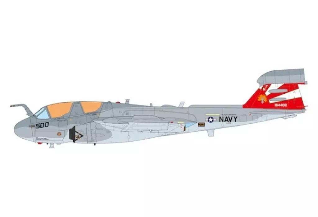ミニカー 1|72 EA-6 B VAQ-136 Gauntlets USS George Washington 2012年 JCW-72-EA 6 B-007