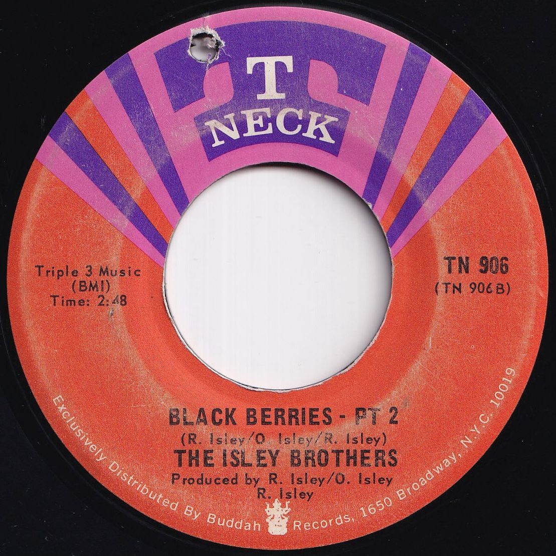 Isley Brothers Black Berries - Pt 1 / Pt 2 T-Neck US TN 906 213989