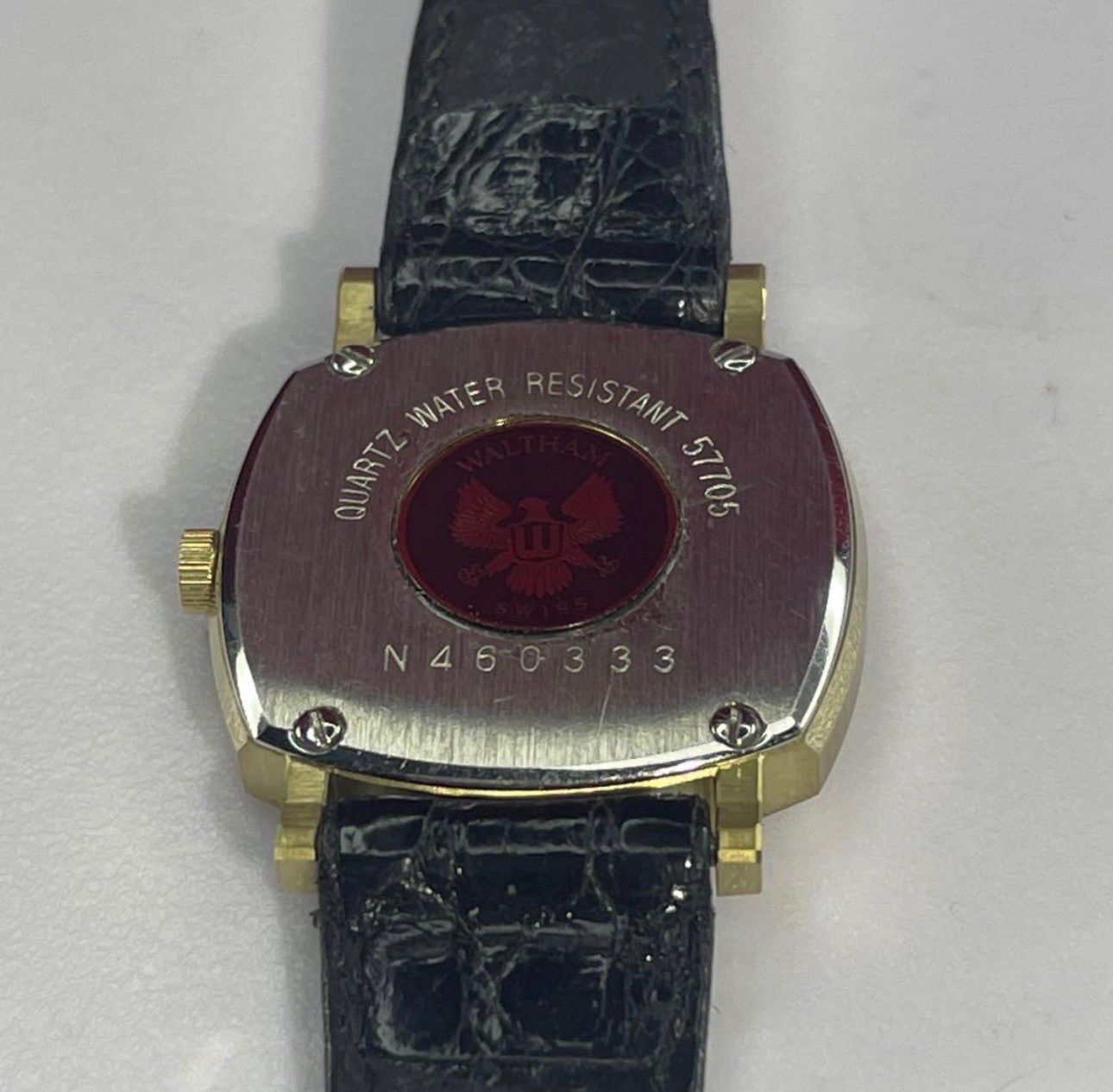 未使用・OH済】WALTHAM ウォルサム 腕時計 稼動品 スイス製 クォーツ