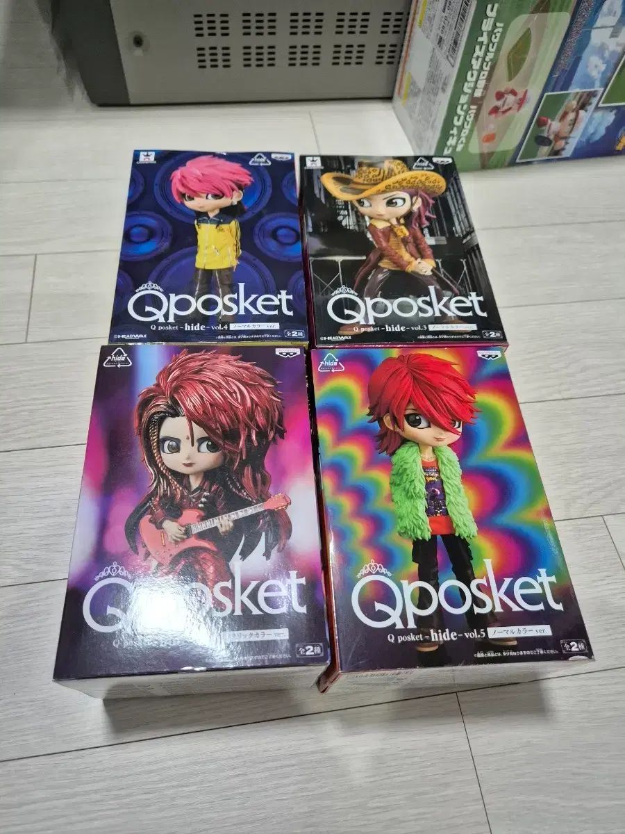 Q posket ヒデ フィギュア 4種