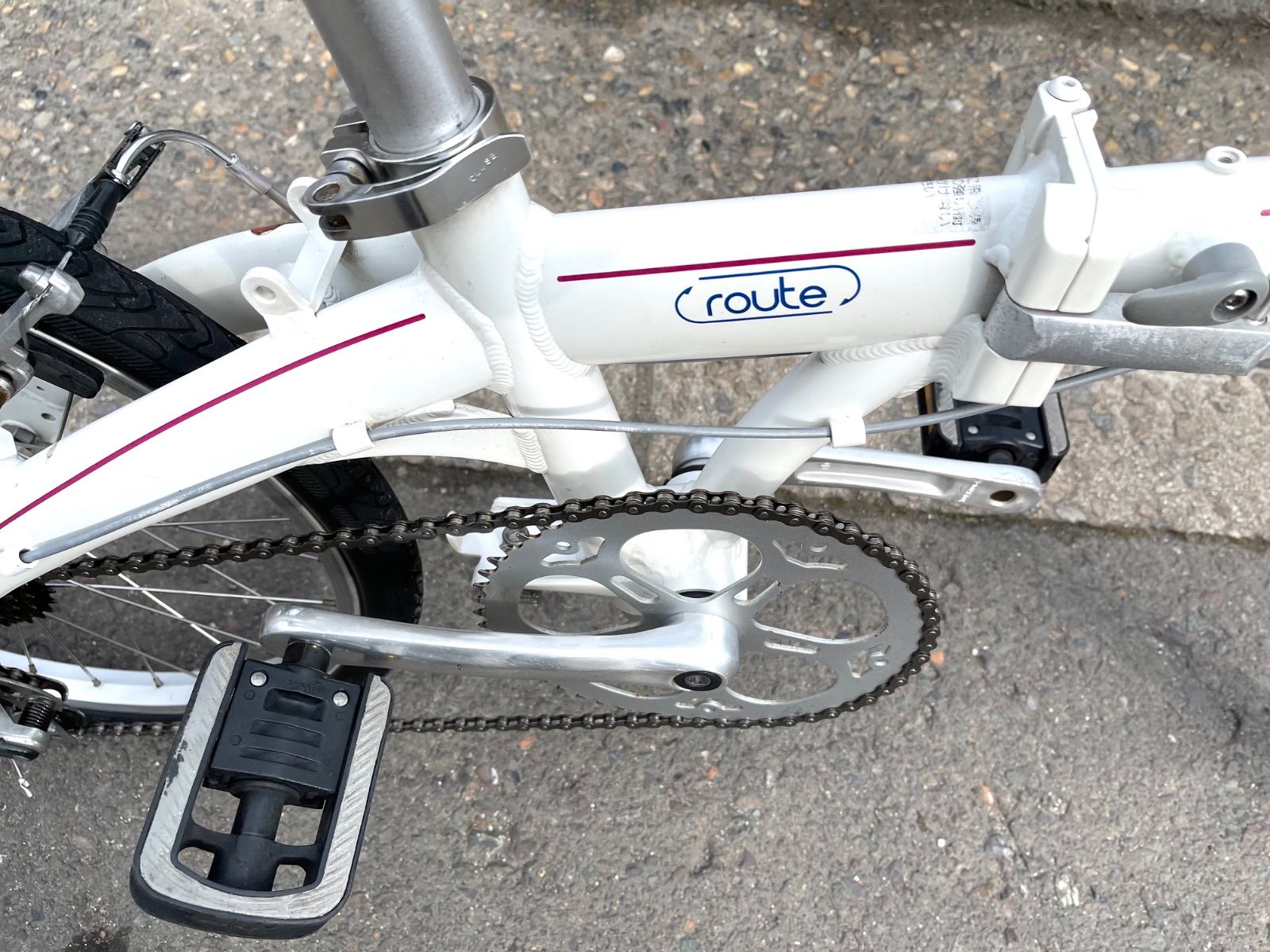 即乘】送料無料 DAHON 折り畳み自転車 route SHIMANO 6速 ミニベロ