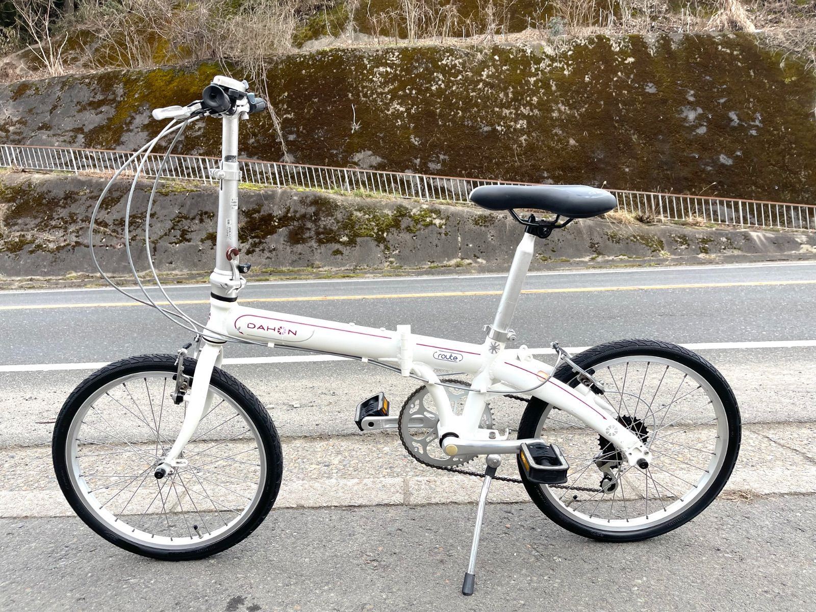 即乘】送料無料 DAHON 折り畳み自転車 route SHIMANO 6速 ミニベロ