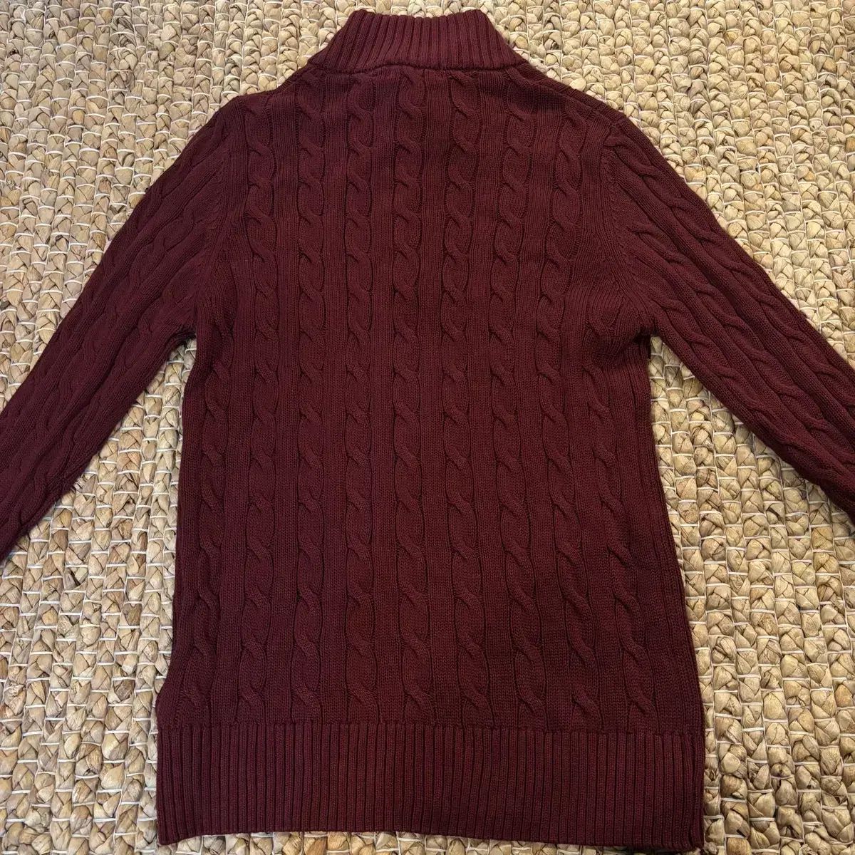 ポロラルフローレン ケーブル編み ハーフジップ ニット (ㅎ5336