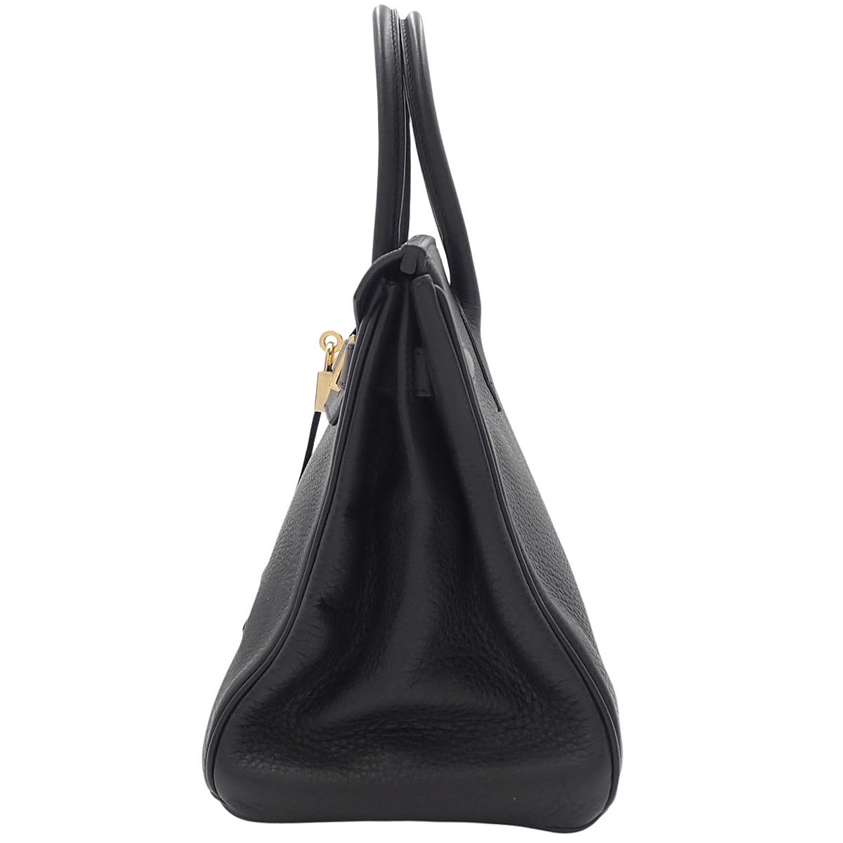 HERMES(エルメス) バーキン30 ブラック黒 トゴ ゴールド金具 □H刻印