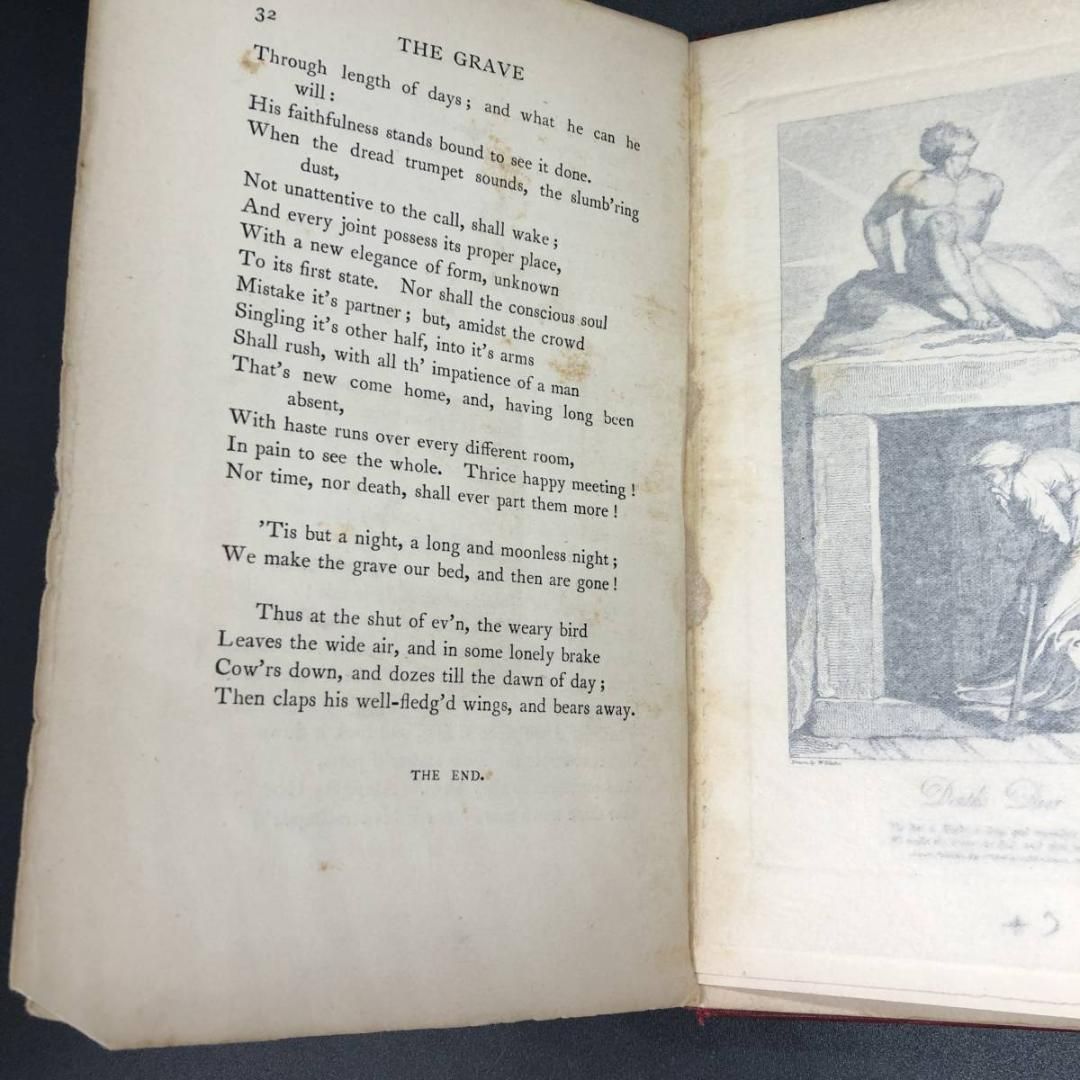 ウィリアム・ブレイク 挿画本 The Grave 銅版画 12点 1903年 (POP_KOS