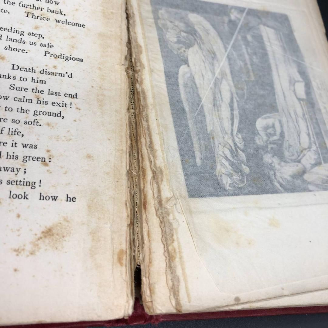 ウィリアム・ブレイク 挿画本 The Grave 銅版画 12点 1903年 (POP_KOS