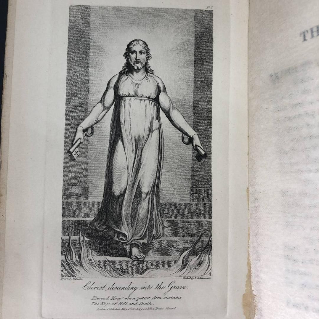 ウィリアム・ブレイク 挿画本 The Grave 銅版画 12点 1903年 (POP_KOS