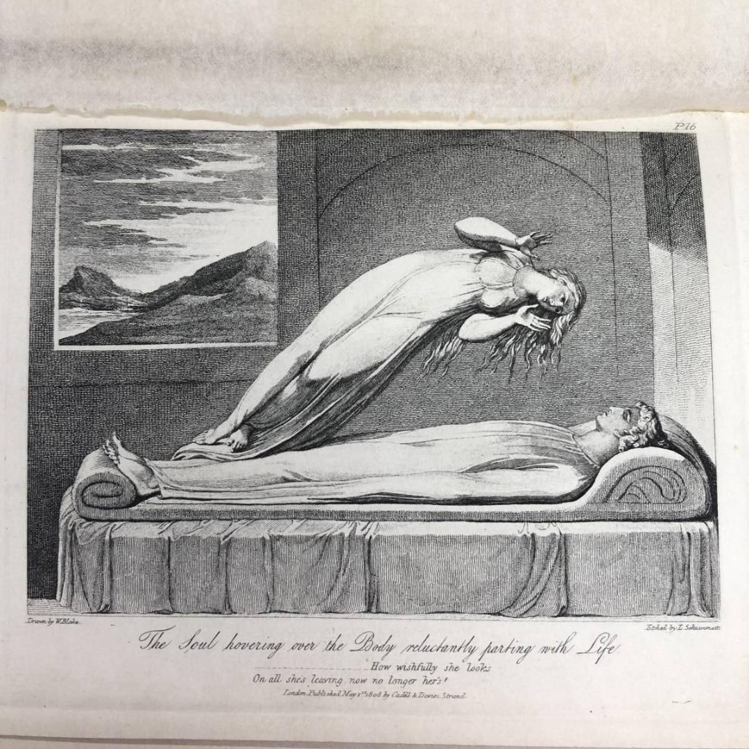 ウィリアム・ブレイク 挿画本 The Grave 銅版画 12点 1903年 (POP_KOS