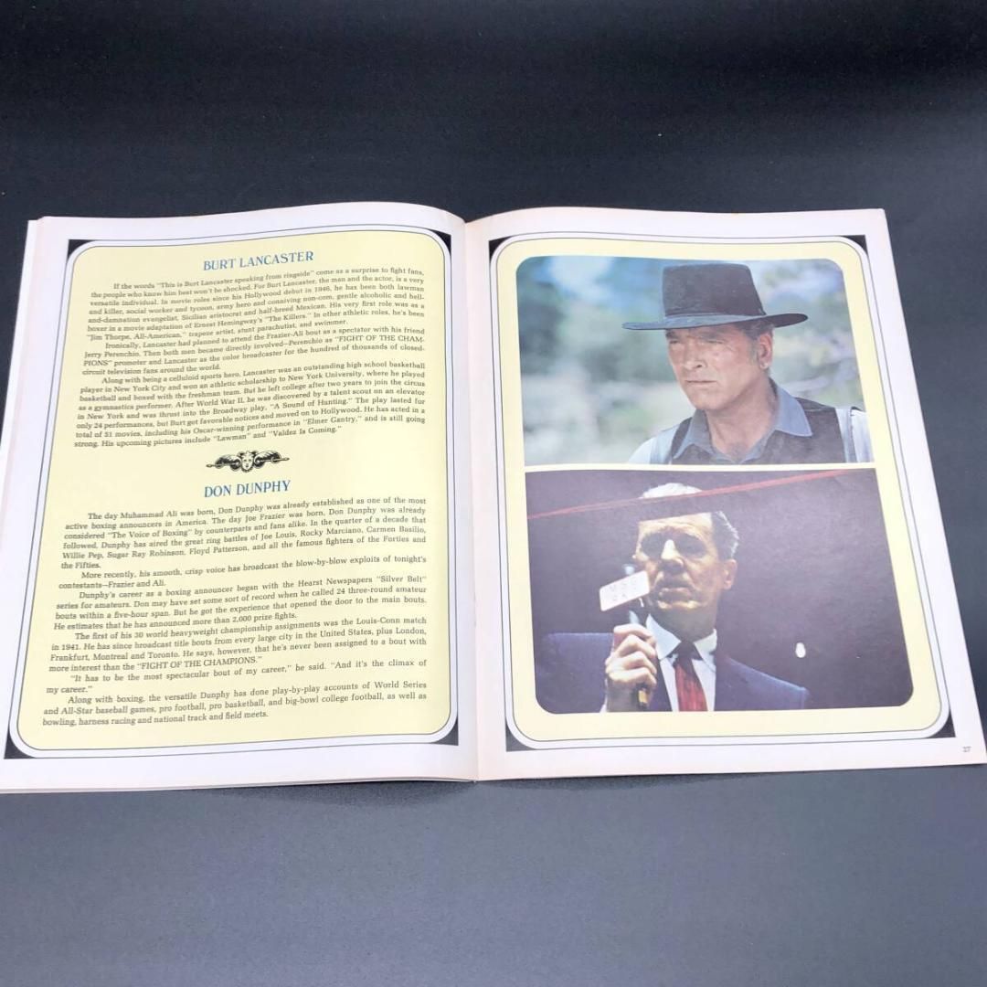 1971年 ビンテージ 】 ボクシング 世界ヘビー級タイトルマッチ ジョー