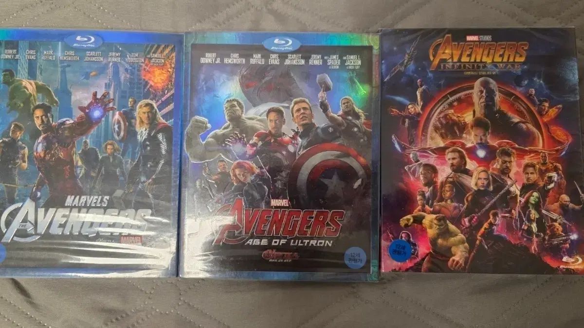 アベンジャーズ 3部作 ブルーレイ ミール まとめ売り