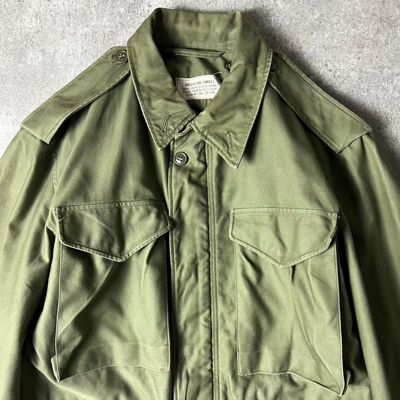 60s 60年製 US ARMY 米軍実物 M-51 フィールド ジャケット S-R / 60