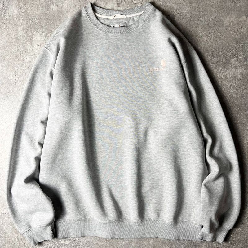 Carhartt ワンポイント ロゴ 刺繍 スウェット トレーナー XL 