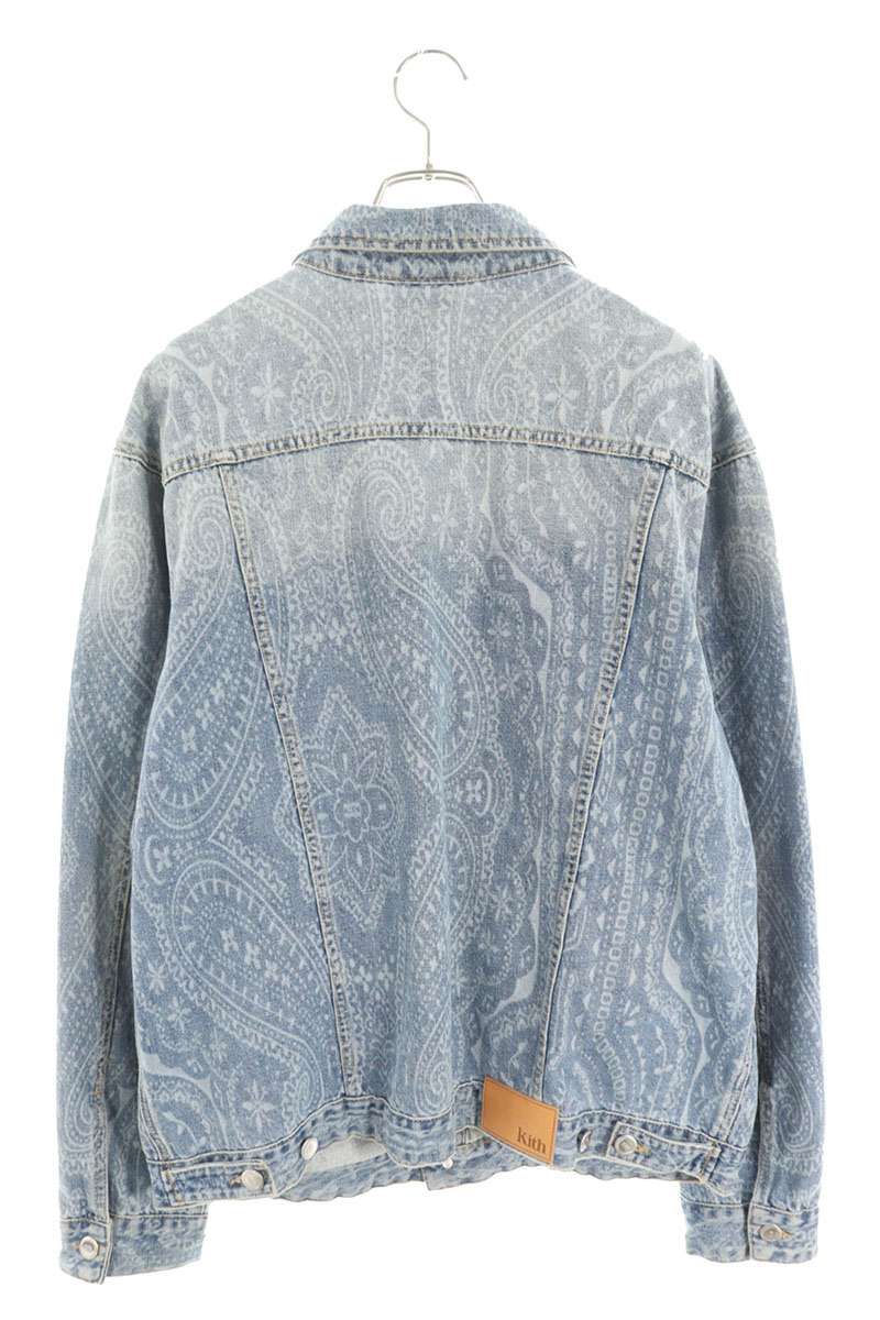 キス ペイズリー総柄デニムジャケット メンズ XXL - メルカリ