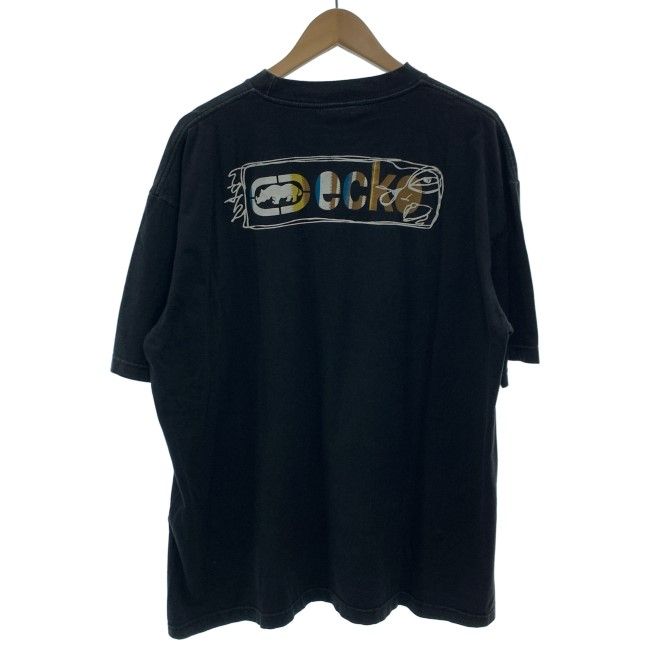 ECKOUNLTD　Tシャツ　半袖　トップス　クルーネック　ロゴT　ブランドロゴ　プリント　オーバーサイズ　ストリート　古着　/1930