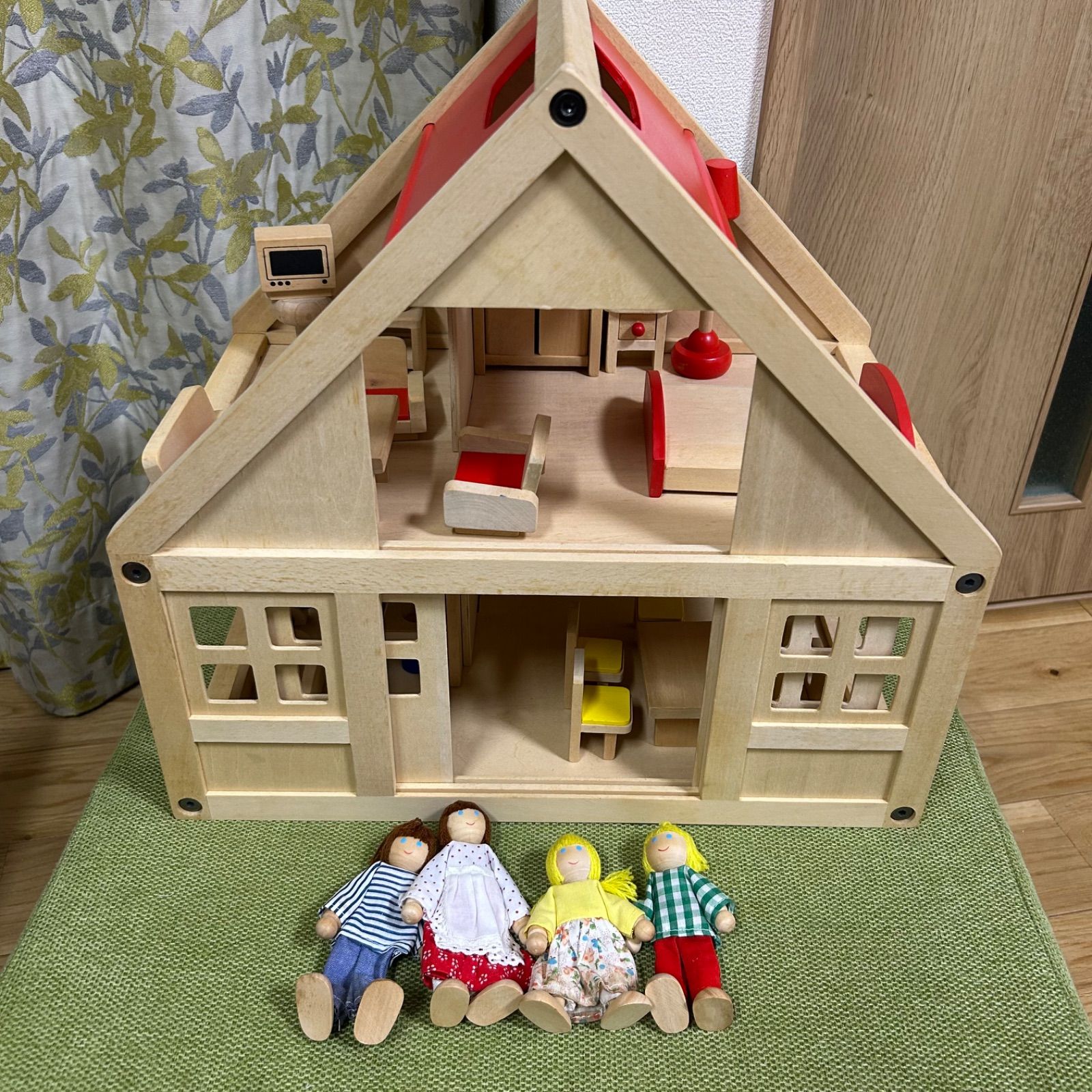 ボーネルンド ドールハウス 人形家具付き - メルカリ