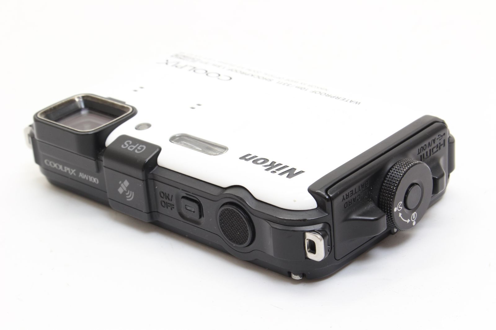 B+ (並品) Nikon ニコン COOLPIX AW100 ホワイト 初期不良返品無料 1