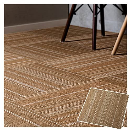 迅速に発送 セット アイリスプラザ タイルカーペット パイル生地 ? ボーダーベージュ 防音 洗える TKP-PP 50 8470082 f