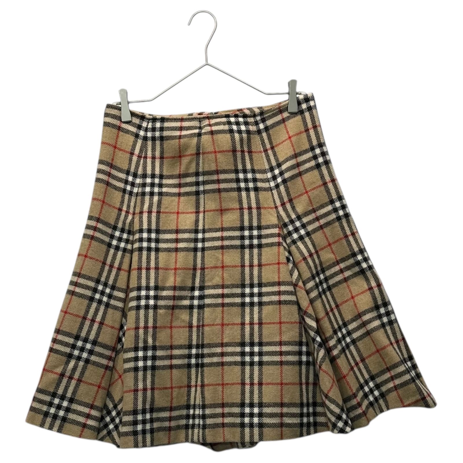 BURBERRY LONDON(バーバリーロンドン) Nova Check Wool Flare Skirt