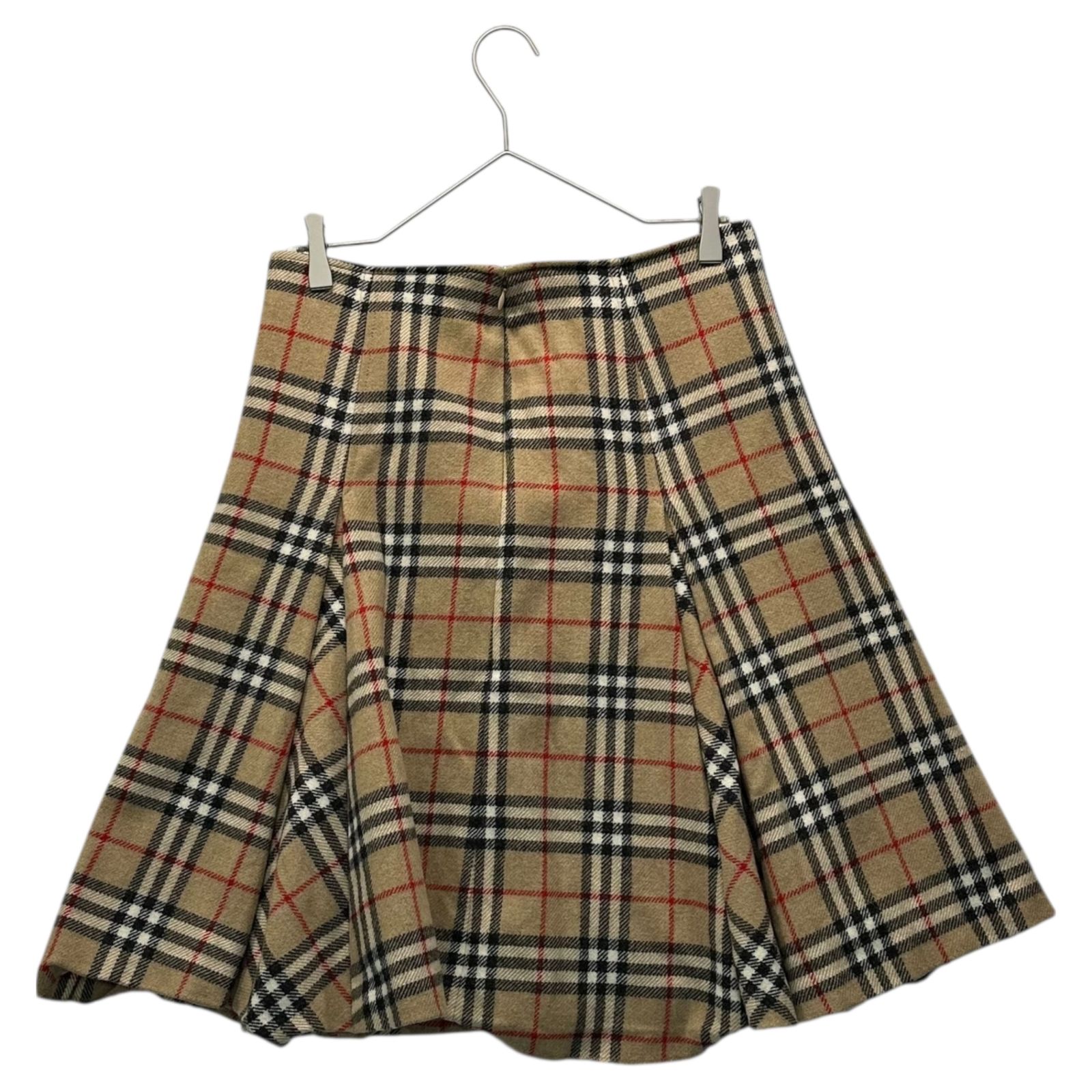 BURBERRY LONDON(バーバリーロンドン) Nova Check Wool Flare Skirt