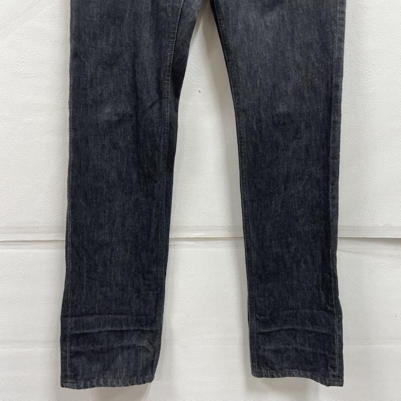 ナンバーナイン ブラック ジーンズ デニム ストレート ハート レザー