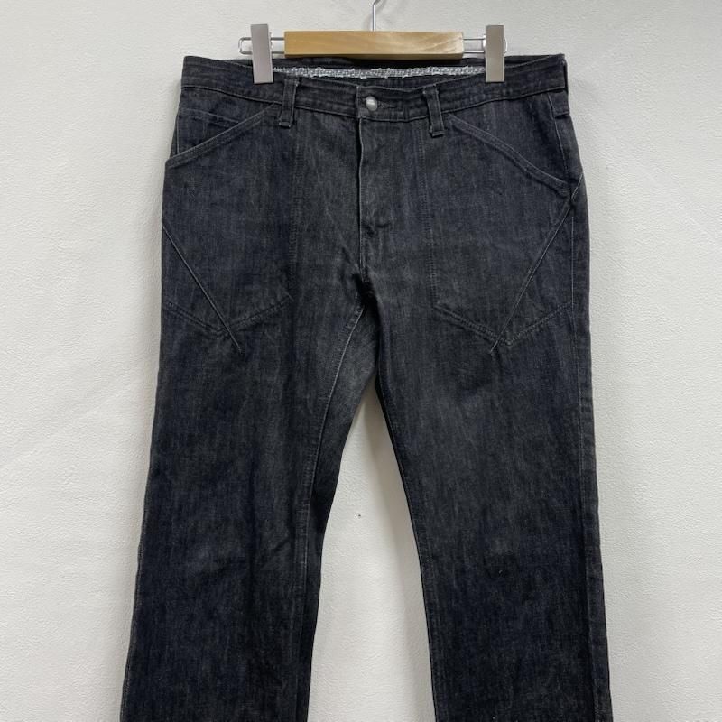 ナンバーナイン ブラック ジーンズ デニム ストレート ハート レザー