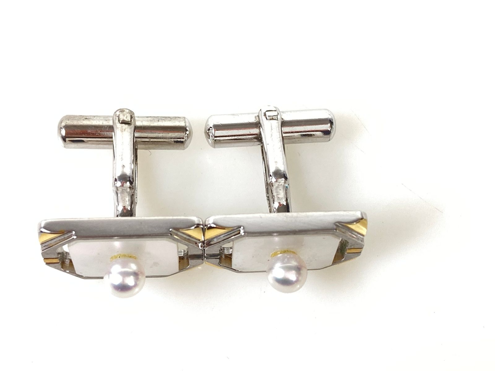 ミキモト MIKIMOTO ミキモト真珠島 ミニパール ネクタイピン カフス