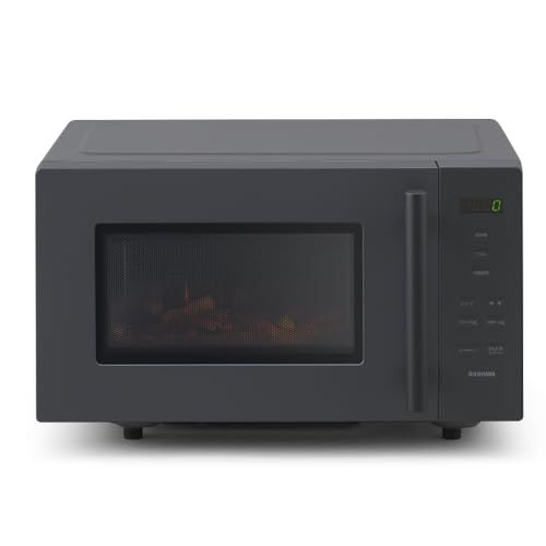 アイリスオーヤマ 電子レンジ 18 L フラットテーブル ヘルツフリー 自動メニュー デザイン IMB F 187 H グレーpo 34 baab 65