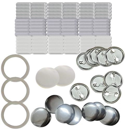 シャンディニー 缶バッジ パーツ 32mm 300個 ワッシャー付き 素材