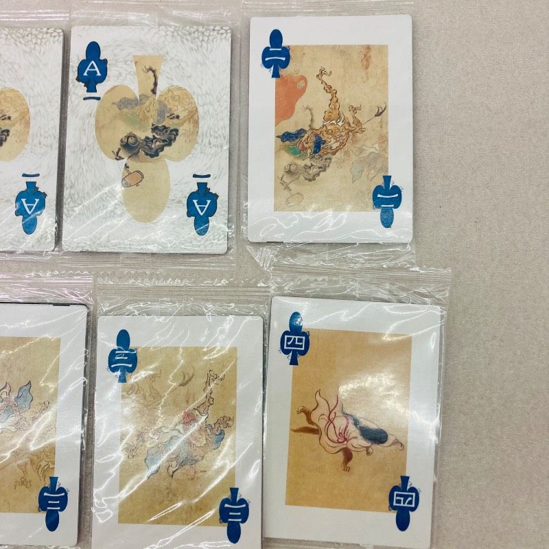 袋未開封品】【袋29枚】【まとめ売り】海洋堂 陰陽妖怪絵巻 トランプ