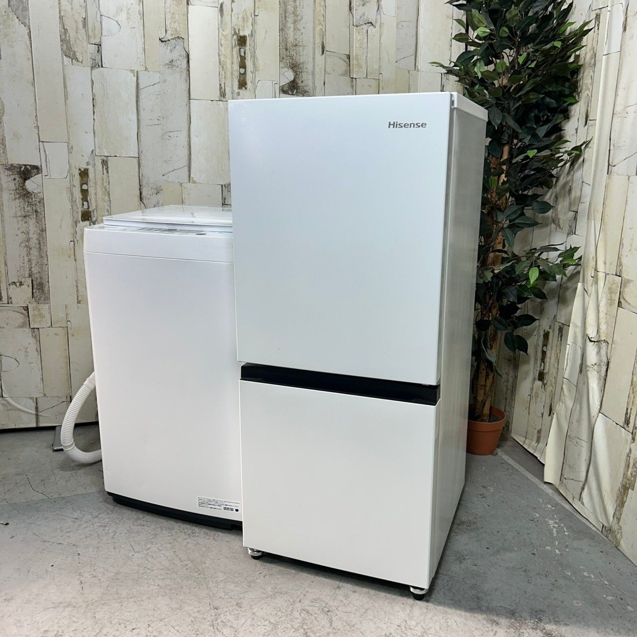 2022年製】冷蔵庫 洗濯機 家電セット Hisense ハイセンス HW-55E2W 5.5