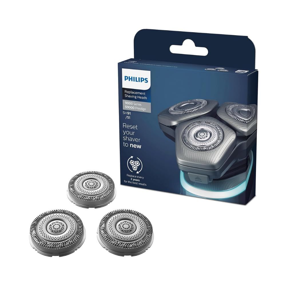 替刃 フィリップス 9000シリーズ シェーバー 本来の性能を発揮 2年分 デュアルスティールプレシジョン刃 SH 91|51