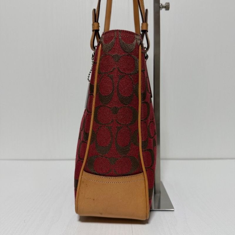 COACH コーチ シグネチャー ショルダーバッグ 肩掛け トートバッグ
