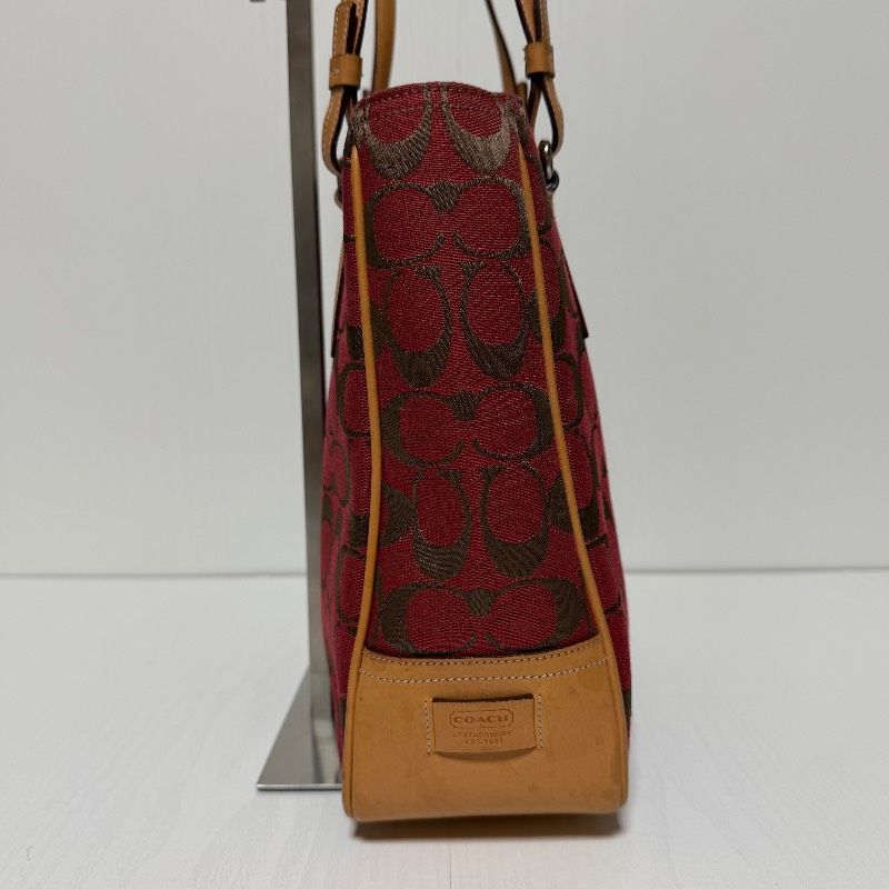 COACH コーチ シグネチャー ショルダーバッグ 肩掛け トートバッグ