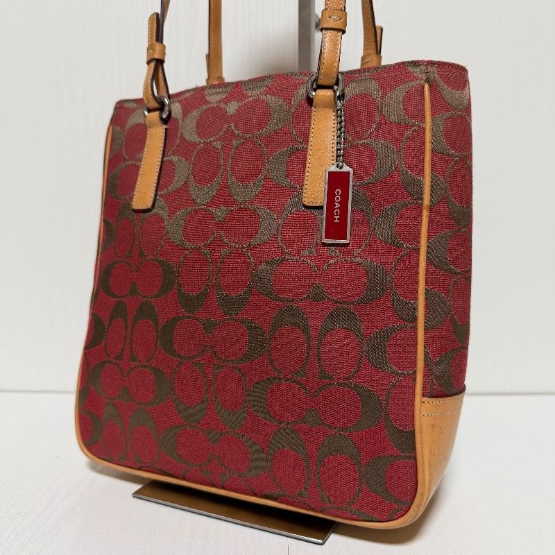 COACH コーチ シグネチャー ショルダーバッグ 肩掛け トートバッグ