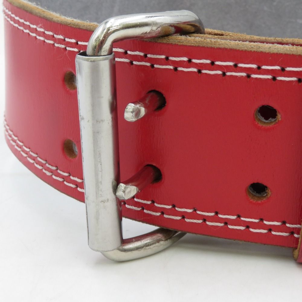 GOLD'S GYM ゴールドジム トレーニング・パワーベルト レッド - メルカリ