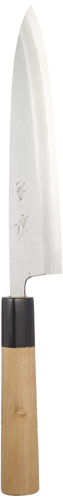 TKG 包丁 身卸 サイズ cm 18 全長 mm 325 質量 g 200 背厚 4.5 切れ味の良い鋼 雪藤シリーズ 中霞玉白鋼 プロ用 業務用