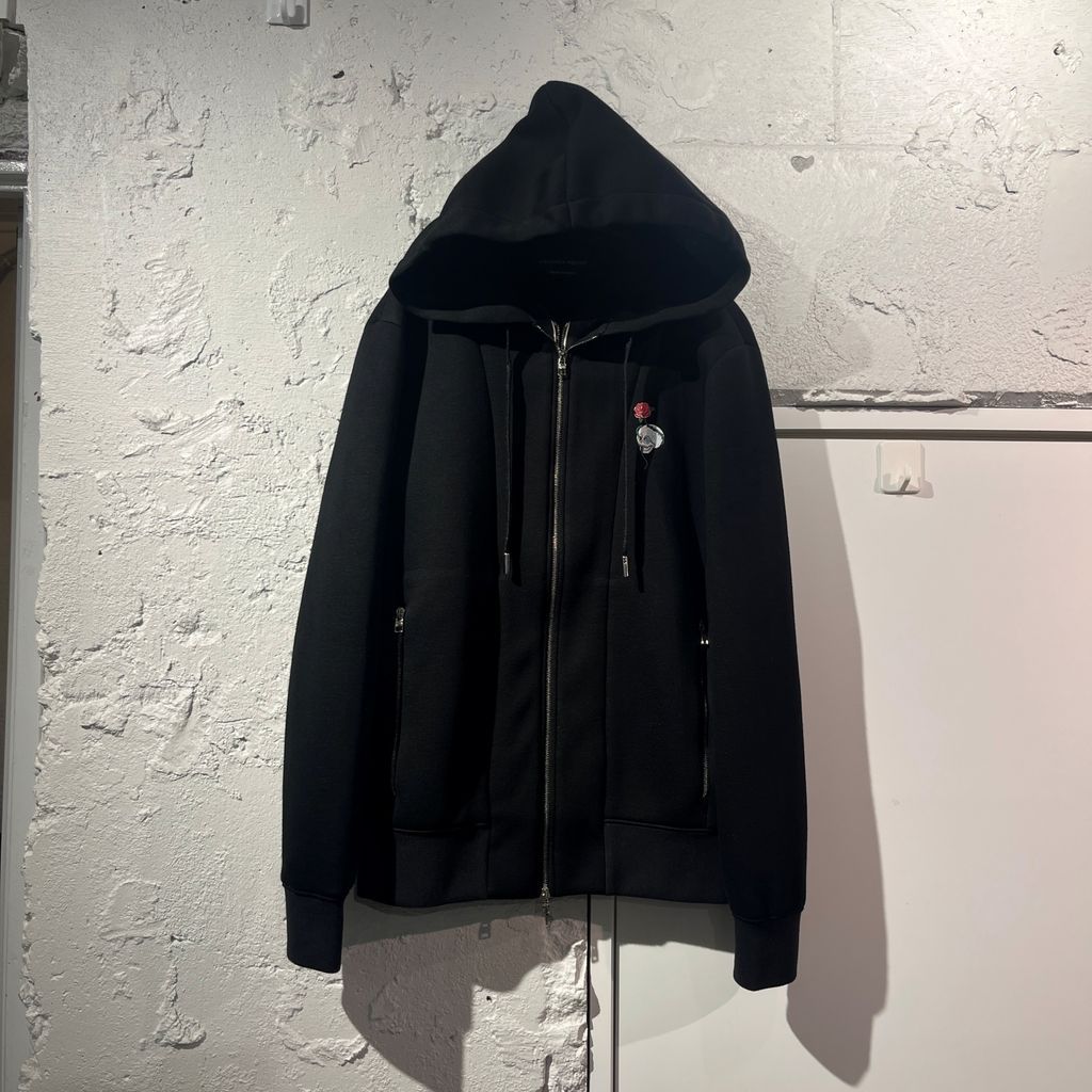 Alexander McQUEEN アレキサンダーマックイーン Skull Embroidery Zip