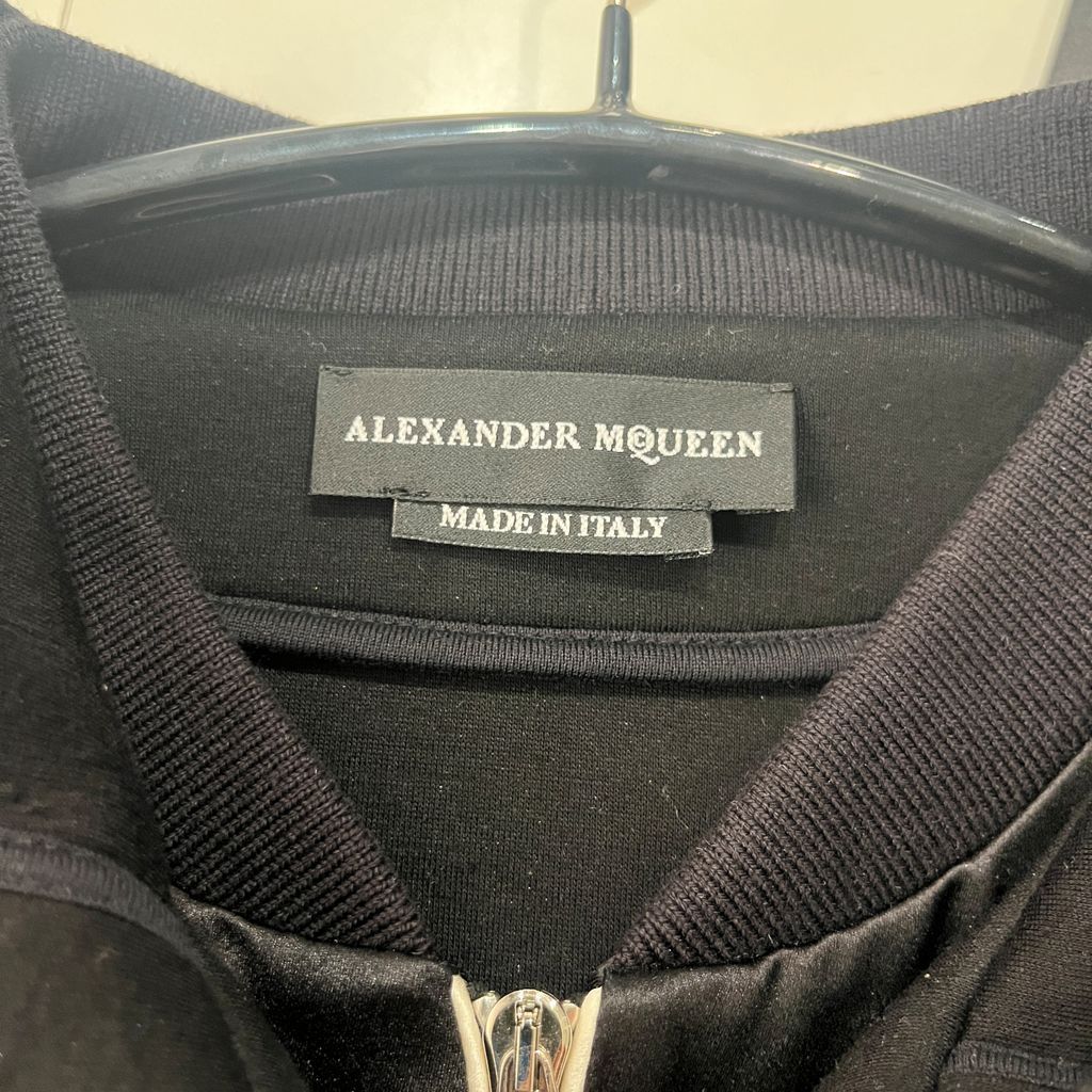 Alexander McQUEEN アレキサンダーマックイーン Skull Embroidery Zip