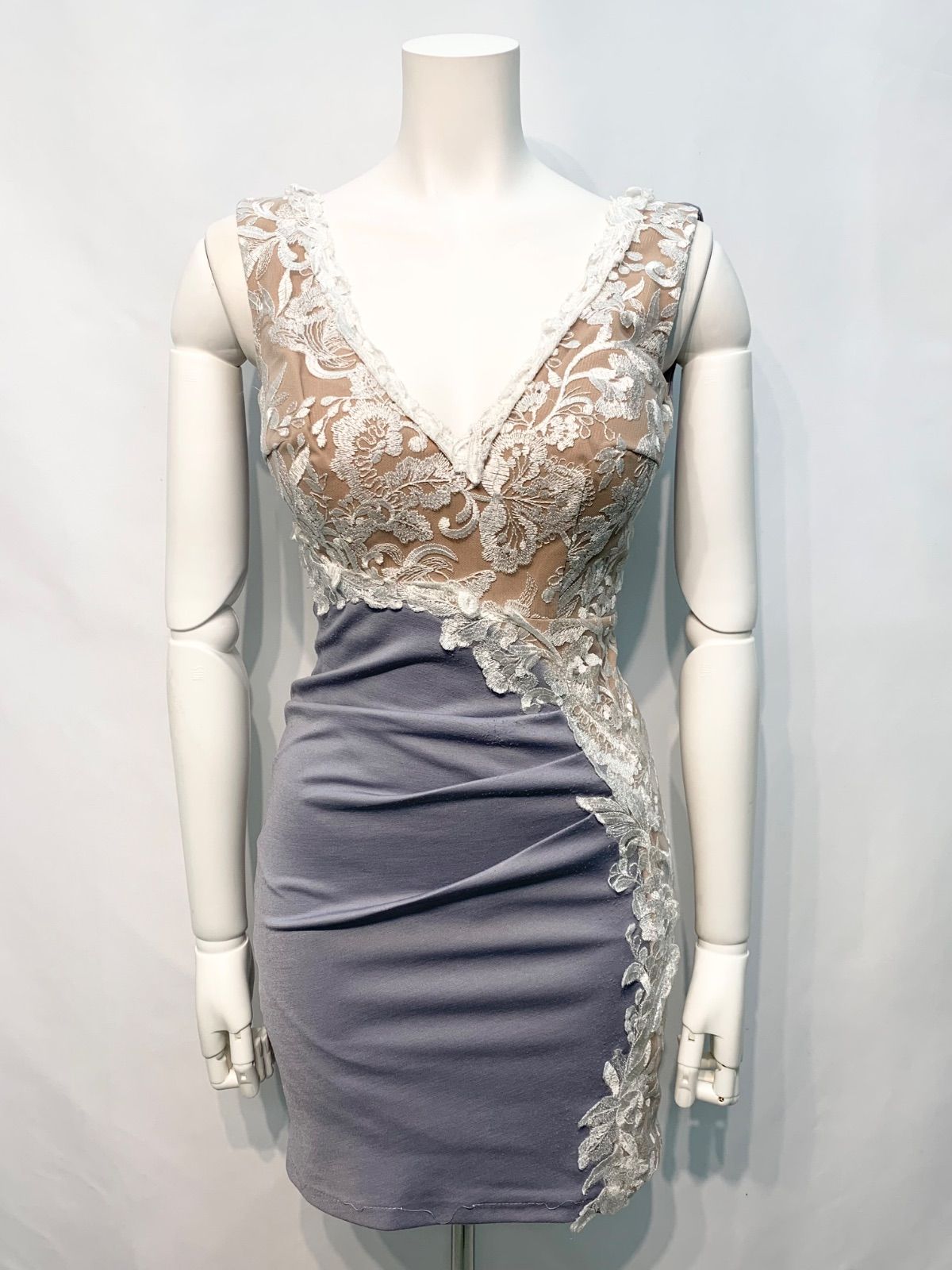 2220 JEWELS ジュエルズ キャバクラ ドレス レース 刺繍 タイト