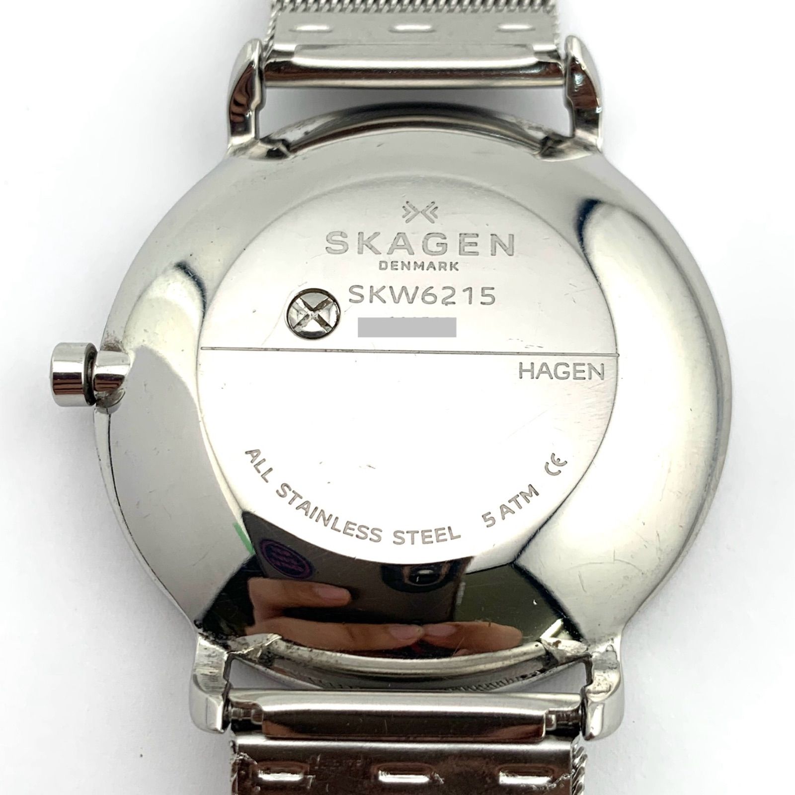 中古】SKAGEN SKW6215 腕時計 メッシュバンド - メルカリ