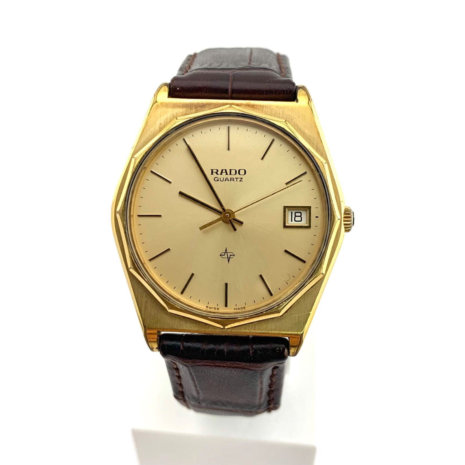 ラドー 【ジャンク】RADO 729.2008.2 クォーツ 腕時計 ゴールド RADO 
