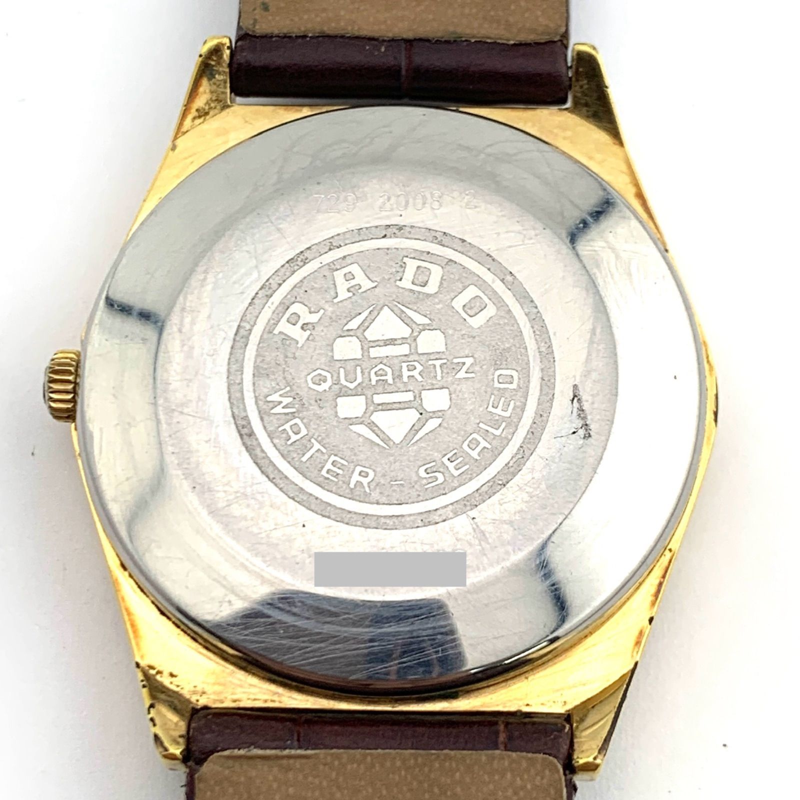 ジャンク】RADO 729.2008.2 クォーツ 腕時計 ゴールド 2026年最新RADO 